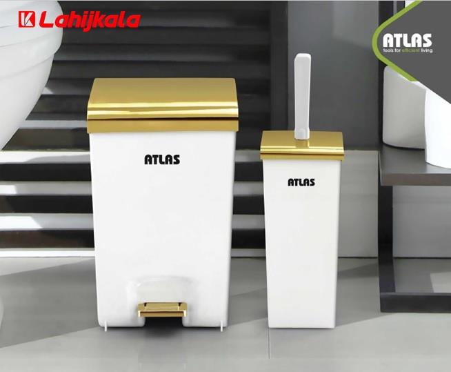 سطل و برس اطلس مدل زاگرس پدالی در دو رنگ